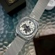 Мужские механические часы Awarder 021-3D Де би не був Silver-White Mesh с автоподзаводом