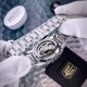 Мужские механические часы Awarder 021-3D Де би не був Silver-Black Steel с автоподзаводом