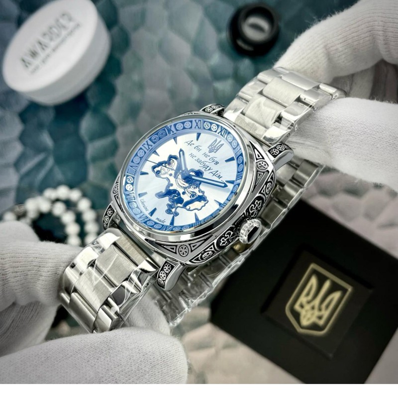 Мужские механические часы Awarder 021-3D Де би не був Silver-White Steel с автоподзаводом