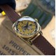 Женские часы Awarder 021 Де би не була Gold-Gold-Brown механика с автоподзаводом
