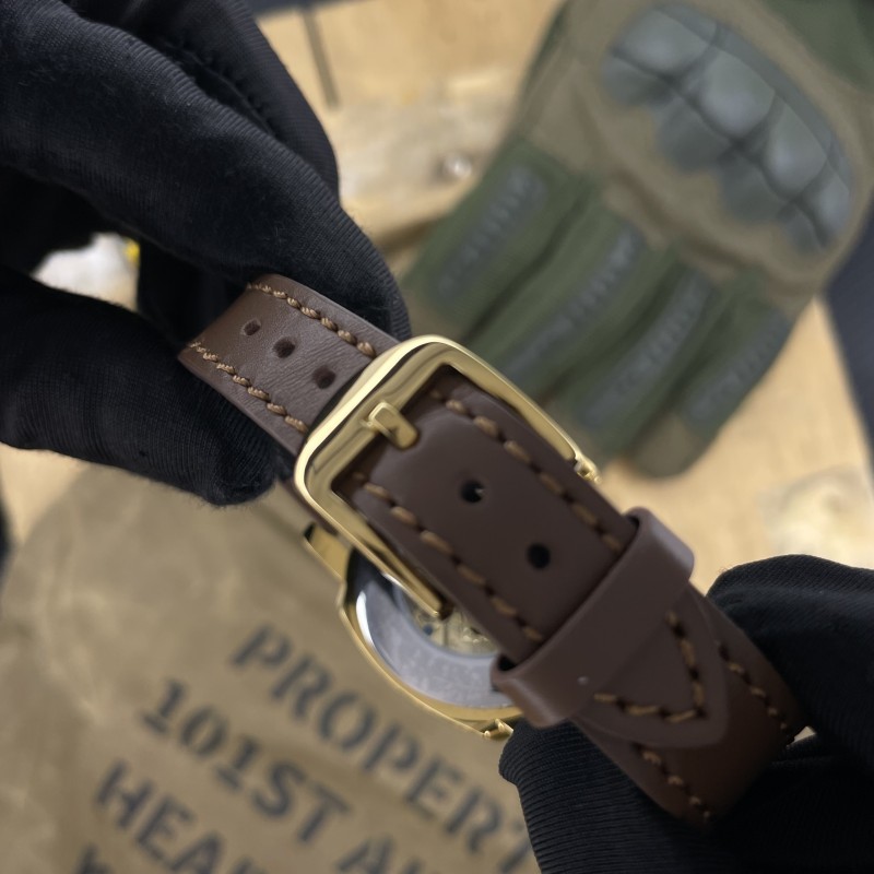 Женские часы Awarder 021 Де би не була Gold-Gold-Brown механика с автоподзаводом