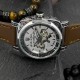 Женские часы Awarder 021 Де би не була Silver-Silver-Brown с автоподзаводом и кожаным ремешком