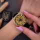 Женские механические часы Awarder 021 Де би не була Gold-Gold-Black с автоподзаводом