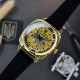 Женские механические часы Awarder 021 Де би не була Gold-Gold-Black с автоподзаводом