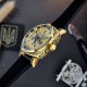 Женские механические часы Awarder 021 Де би не була Gold-Gold-Black с автоподзаводом