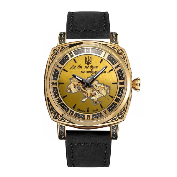 Женские механические часы Awarder 021 Де би не була Gold-Gold-Black с автоподзаводом