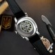 Жіночий механічний годинник Awarder 021 Де би не була Silver-Black-Black з автопідзаводом