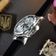 Жіночий механічний годинник Awarder 021 Де би не була Silver-Silver-Black з автопідзаводом