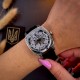Жіночий механічний годинник Awarder 021 Де би не була Silver-Silver-Black з автопідзаводом
