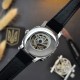 Жіночий механічний годинник Awarder 021 Де би не була Silver-Silver-Black з автопідзаводом