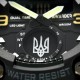Мужские тактические часы Awarder 003 Тризуб серебро Black с комбинированным циферблатом и подсветкой