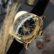 Женские механические часы Awarder 021 Де би не была Gold-Black-Black с автоподзаводом
