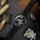 Мужские наручные часы Awarder 022 Де би не був All Black Mesh с металлическим браслетом
