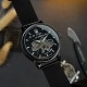 Мужские наручные часы Awarder 022 Де би не був All Black Mesh с металлическим браслетом
