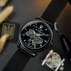 Мужские наручные часы Awarder 022 Де би не був All Black Mesh с металлическим браслетом