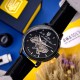 Мужские механические часы Awarder 022-3D Де би не був All Black Automatic с автоподзаводом