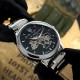 Чоловічий годинник Awarder 022-3D Де би не був Silver-Black Steel Automatics механіка з автопідзаводом