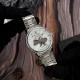 Чоловічий механічний годинник Awarder 022-3D Де би не був Silver-White Steel з автопідзаводом та гравіюванням