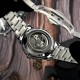 Чоловічий механічний годинник Awarder 022-3D Де би не був Silver-White Steel з автопідзаводом та гравіюванням