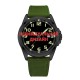Мужские механические часы Awarder 040 Army Green-Black с сапфировым стеклом и автоподзаводом