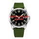 Чоловічий годинник Awarder 040 Army Green-Silver з автопідзаводом та сапфіровим склом