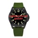 Мужские часы Awarder 041 Army Green-Black с сапфировым стеклом и водозащитой 10 ATM