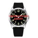 Мужские часы Awarder 041 Black-Silver с сапфировым стеклом и индивидуальным дизайном