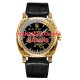Мужские механические часы Awarder 021 Gold Leather с автоподзаводом и кожаным ремешком