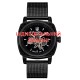 Мужские часы Awarder 021 Black Mesh с механикой и автоподзаводом, черный стальной корпус