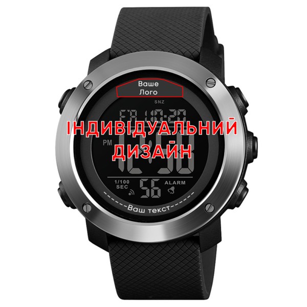 Наручные часы Awarder 033 Black Black — тактические электронные часы с подсветкой и защитой 5 ATM