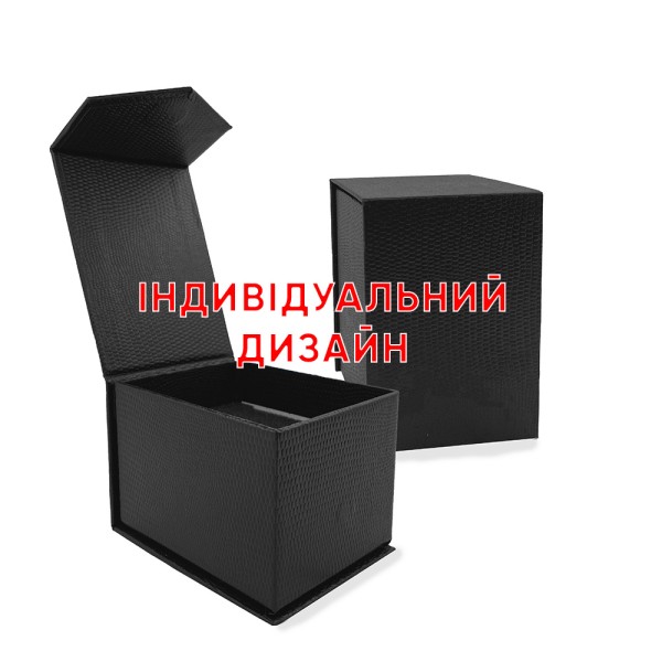 Коробочка для часов Awarder 2 черная с индивидуальным дизайном (SKU: 1202-0325)