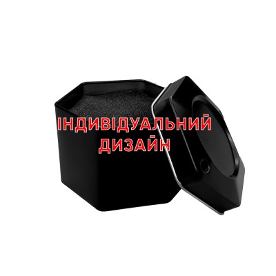 Банка металева 1015 Чорна Індивідуальний дизайн
