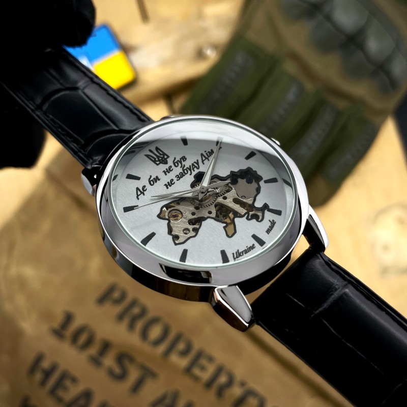 Мужские механические часы Awarder 022 Silver-Silver Mechanic Де би не був в стальном корпусе