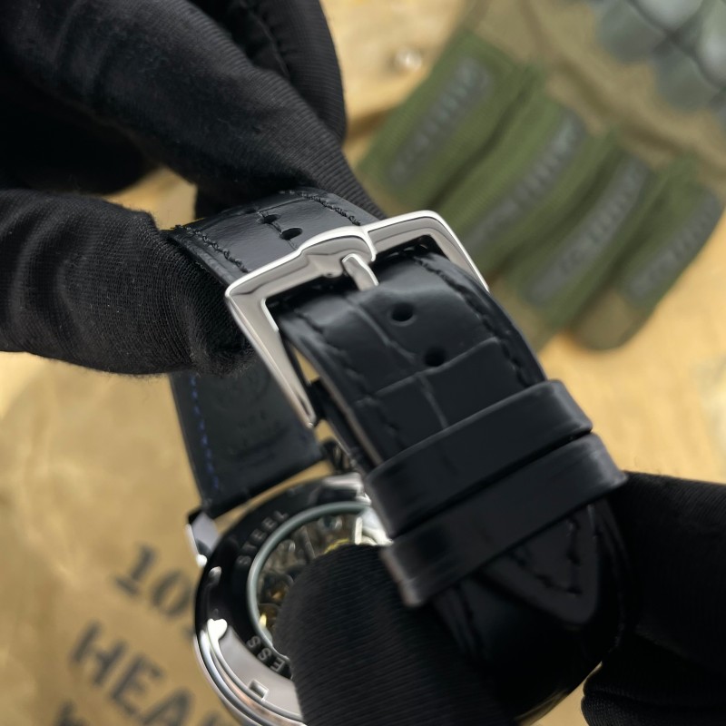 Мужские механические часы Awarder 022 Silver-Silver Mechanic Де би не був в стальном корпусе