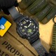 Чоловічий тактичний годинник Awarder 003BKDPS ДПС Чорний з комбінованим циферблатом та підсвічуванням