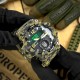 Мужские часы Awarder 003CMGRUASI Тризуб в цвете Зеленый камуфляж, тактические с подсветкой
