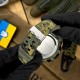 Мужские тактические часы Awarder 004CMGRSBU СБУ Зеленый камуфляж с комбинированным циферблатом