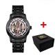 Мужские механические часы Awarder 025 Sharp All Black с автоподзаводом и стальным корпусом