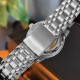 Мужские механические часы Awarder 025 Sharp Silver Black с автоподзаводом и стальным браслетом