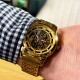 Чоловічий механічний годинник Awarder 025 Sharp Gold-Gold з автопідзаводом та золотистим браслетом