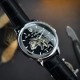 Мужские механические часы Awarder 022SIBK Mechanic Де бы ни был Silver-Black, серебристый корпус