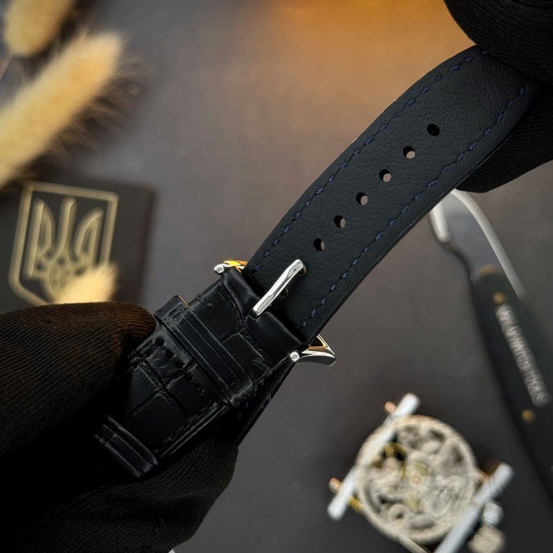Мужские механические часы Awarder 022SIBK Mechanic Де бы ни был Silver-Black, серебристый корпус