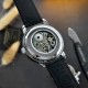 Мужские механические часы Awarder 022SIBK Mechanic Де бы ни был Silver-Black, серебристый корпус