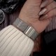 Женские механические часы Awarder 028L Silver-White «Де би не була» с серебристым браслетом