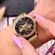Женские механические часы Awarder 028L Gold-Black Де би не була с автоподзаводом и браслетом