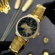 Чоловічий механічний годинник Awarder 022 Gold-Black Metall Не Забуду Дім з автопідзаводом