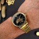 Чоловічий механічний годинник Awarder 022 Gold-Black Metall Не Забуду Дім з автопідзаводом