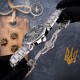 Мужские механические часы Awarder 022 Silver-Black Mechanic Metall Не Забуду Дим со стальным браслетом