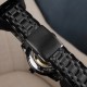 Мужские механические часы Awarder 025 Sharp Black-Blue с автоподзаводом и минеральным стеклом