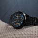 Мужские механические часы Awarder 025 Sharp Black-Blue с автоподзаводом и минеральным стеклом